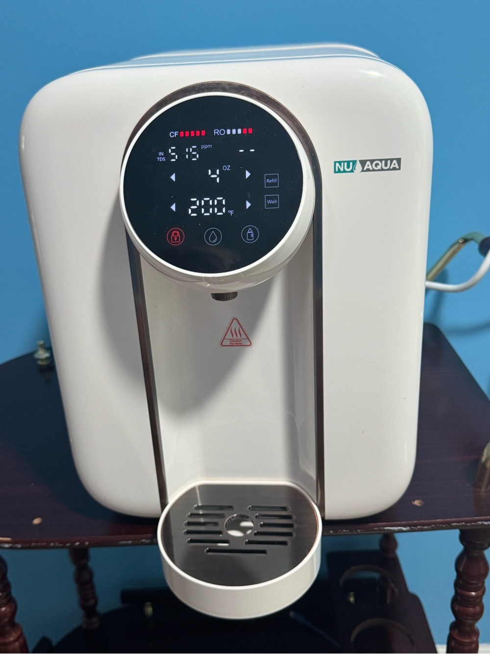 NU Aqua 4-Stage Countertop Reverse Osmosis System with Hot Water